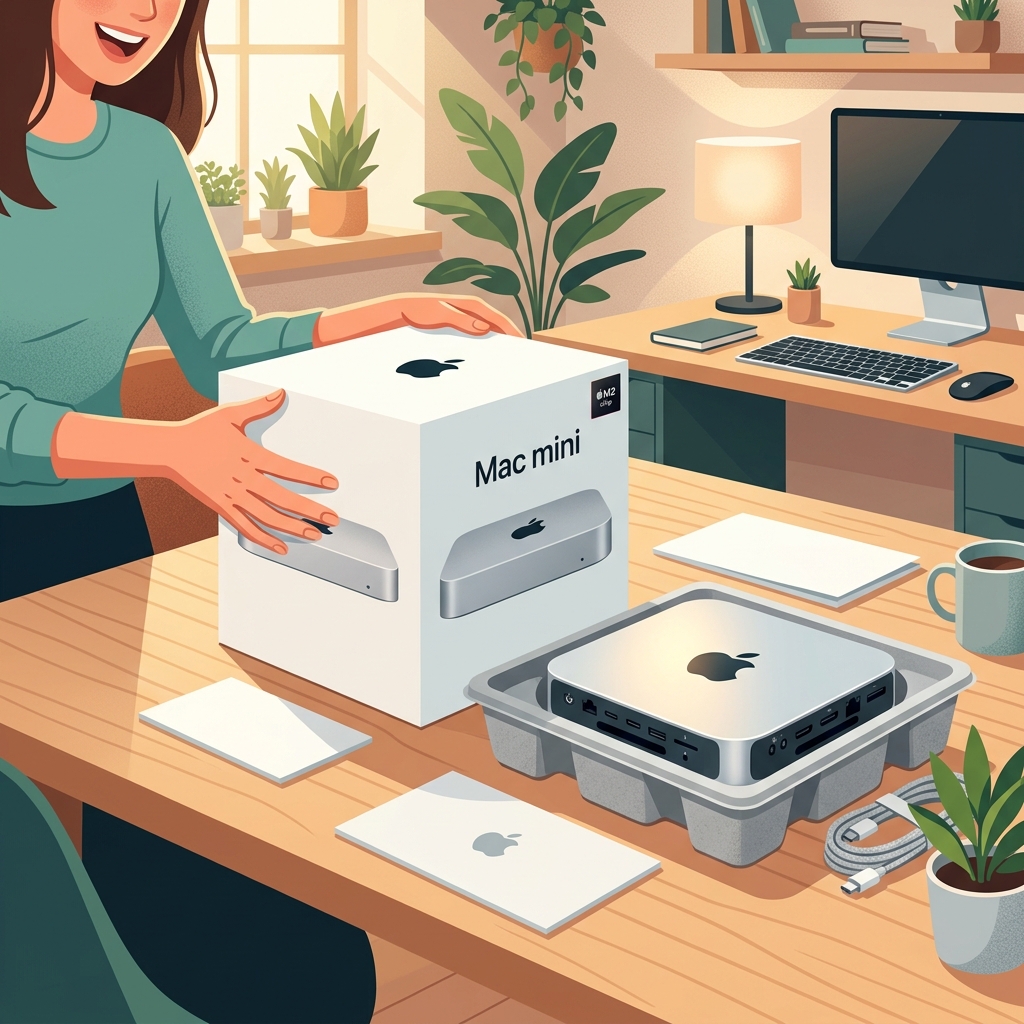 맥미니 M2 개봉 및 홈서버 첫 배포