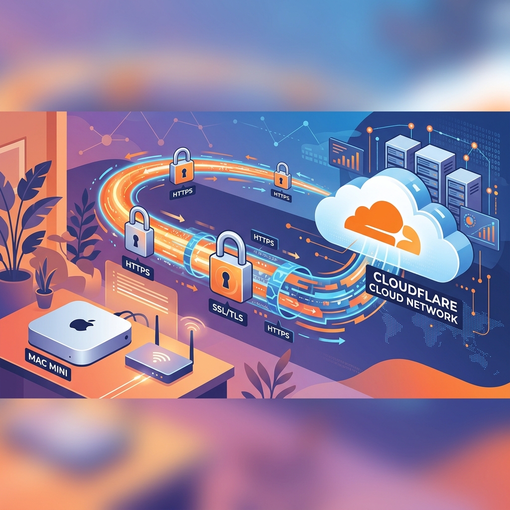 Cloudflare Tunnel로 HTTPS 외부 접속 구현