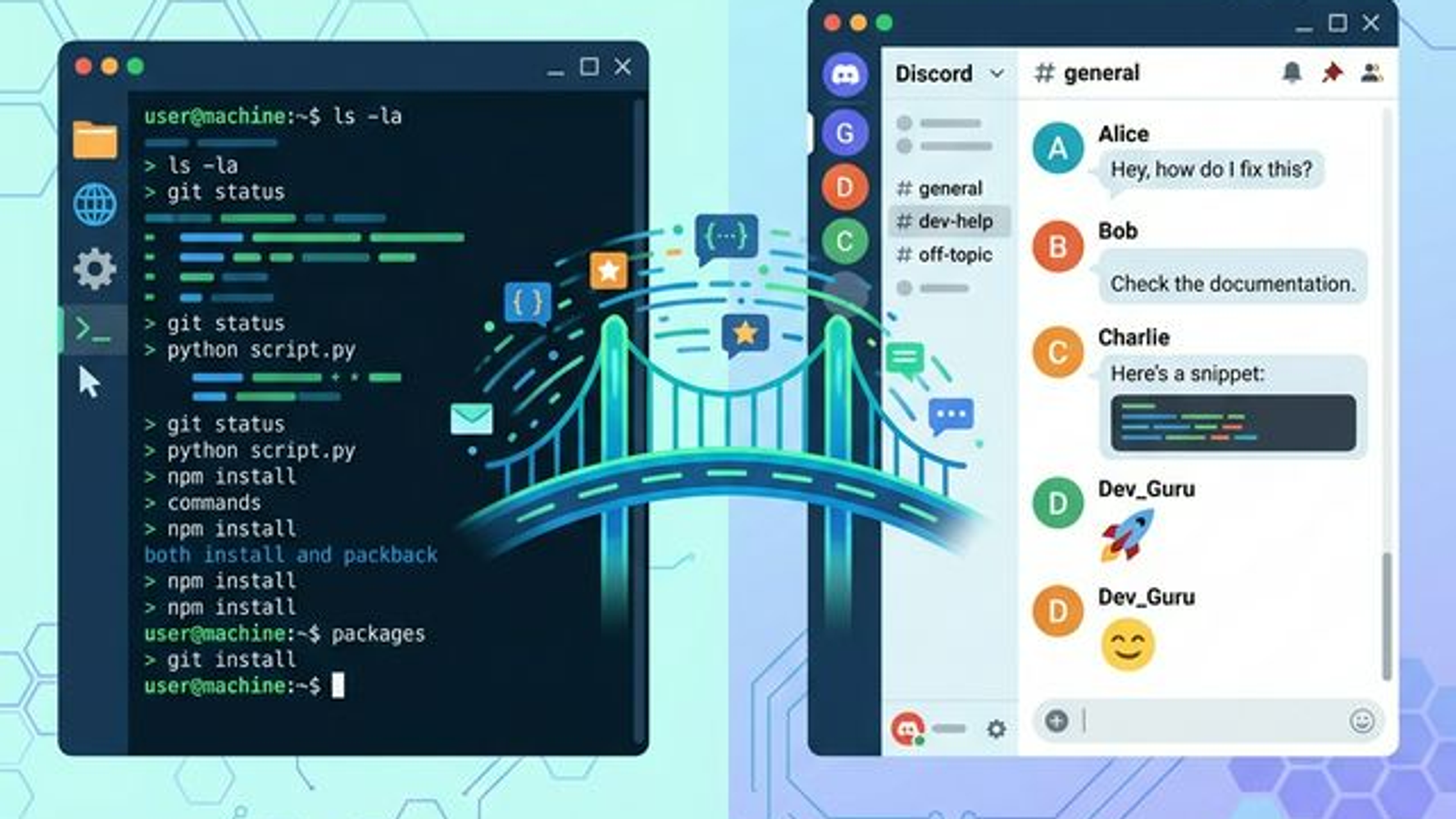 자연어 명령과 쉘 명령의 차이