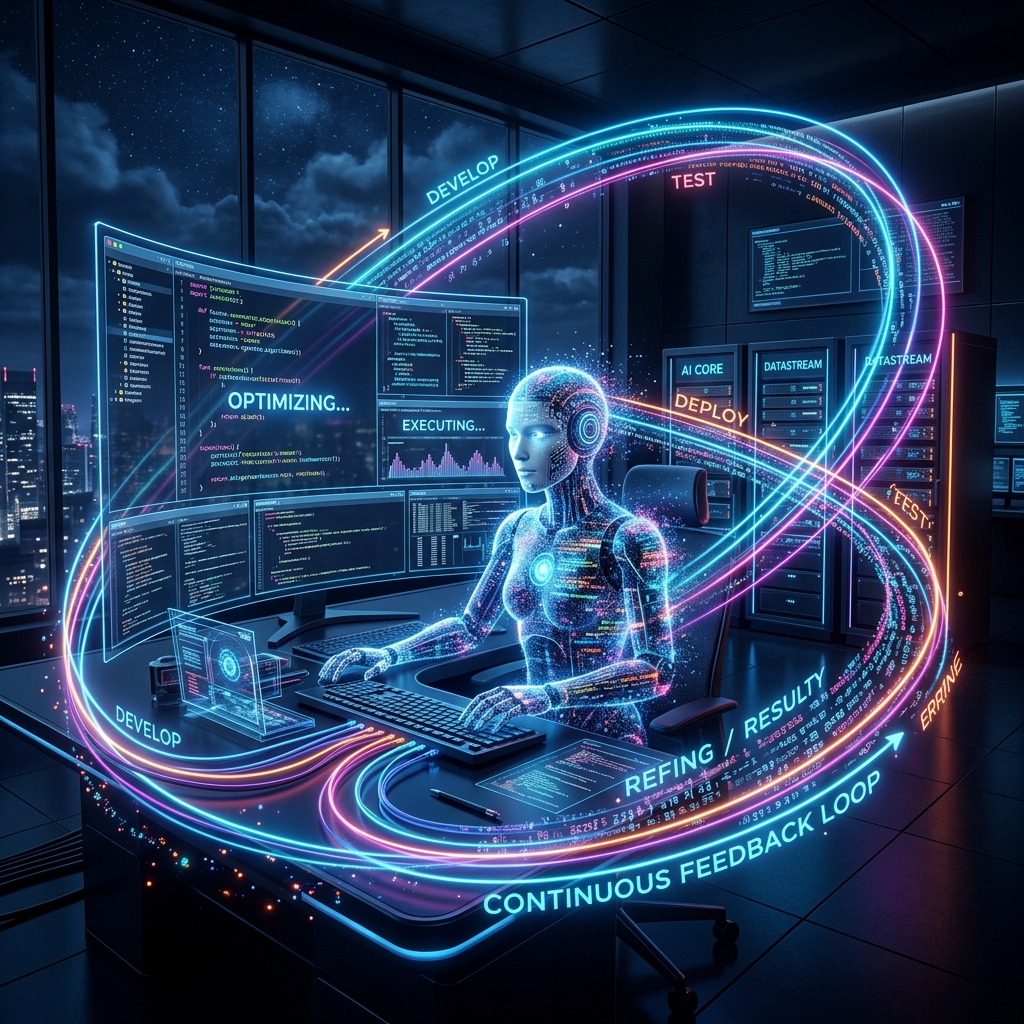 밤새 반복 루프를 돌며 코드를 개선하는 AI 코딩 에이전트