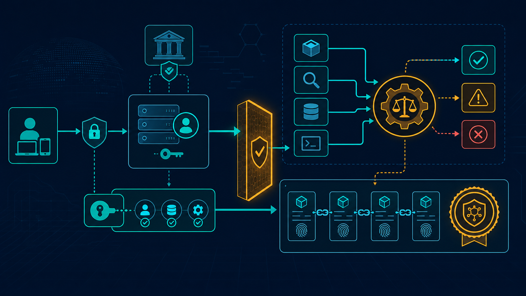 OAuth 권한 부여와 실제 도구 호출의 정책 집행·증명 계층을 분리한 구조
