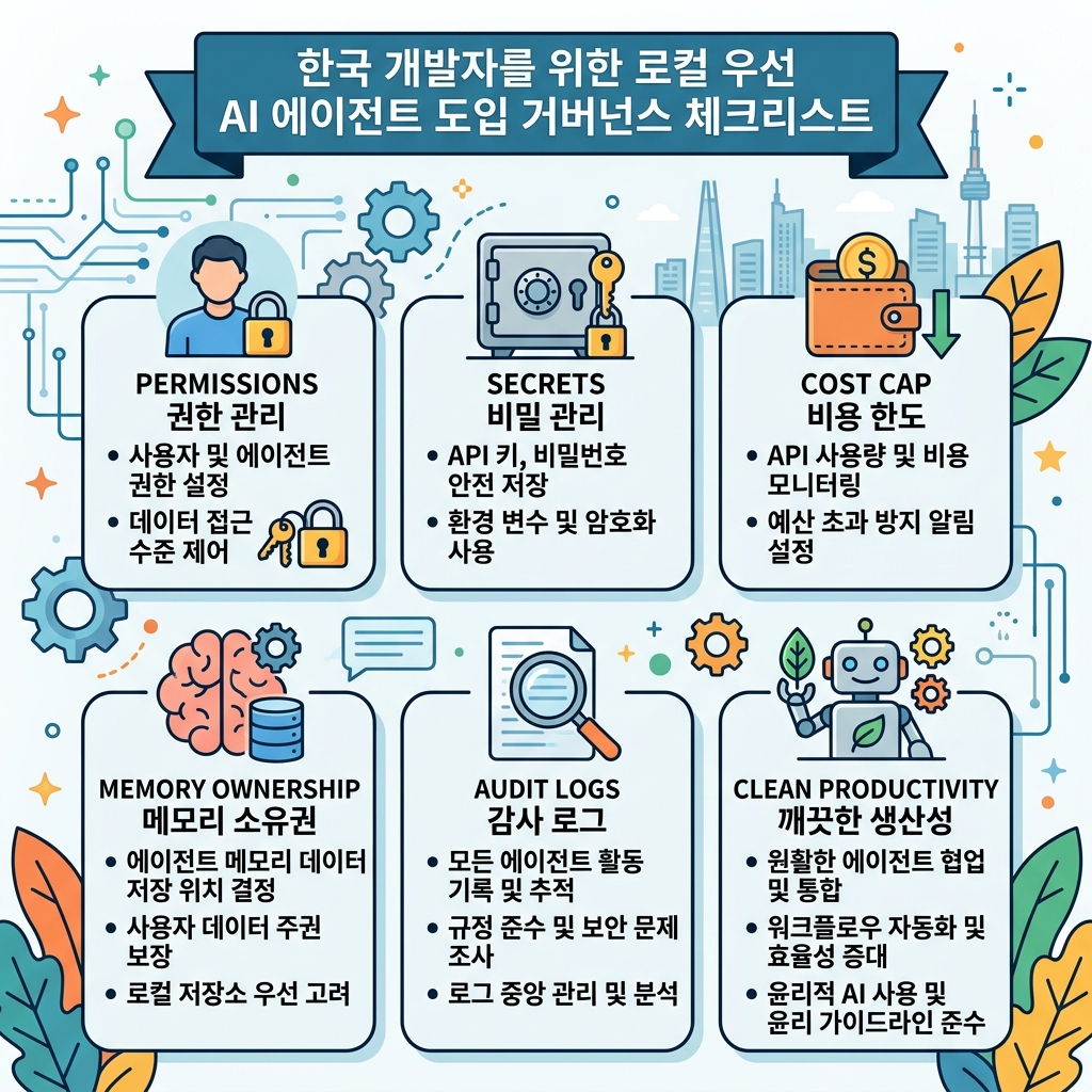 로컬 퍼스트 에이전트 도입을 위한 거버넌스 체크리스트